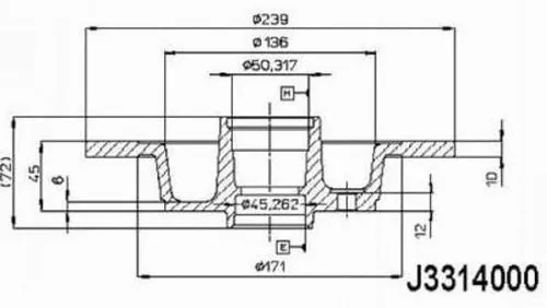 Brake Disc (J3314000)
