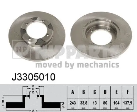 Brake Disc (J3305010)