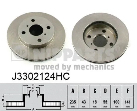 Brake Disc (J3302124HC)