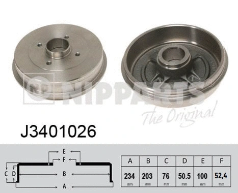 Brake Drum (J3401026)