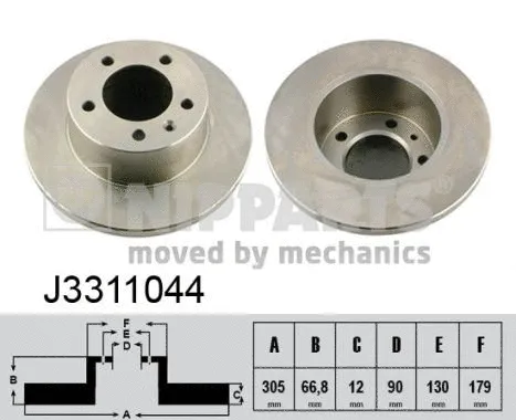 Brake Disc (J3311044)