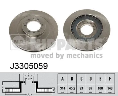 Brake Disc (J3305059)