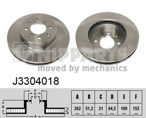 Brake Disc (J3304018)