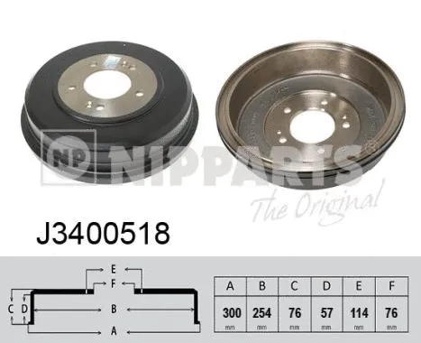 Brake Drum (J3400518)