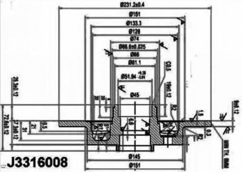 Brake Disc (J3316008)