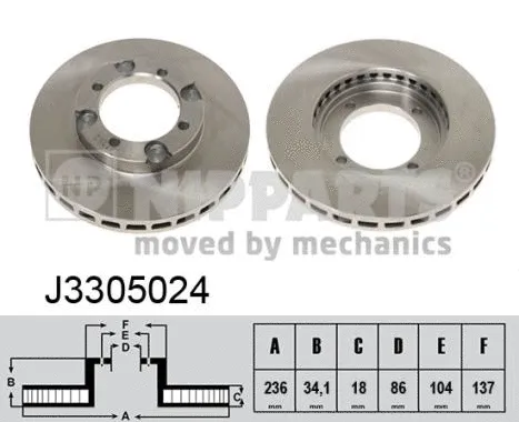 Brake Disc (J3305024)