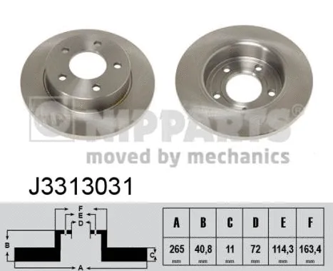 Brake Disc (J3313031)