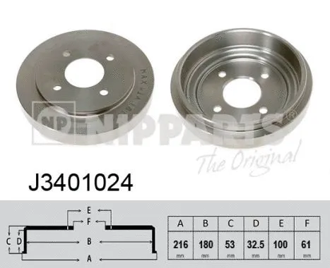 Brake Drum (J3401024)