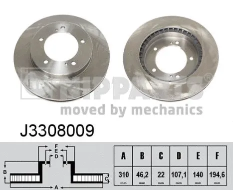 Brake Disc (J3308009)