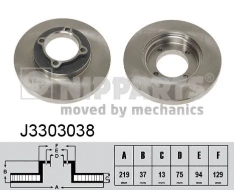 Brake Disc (J3303038)