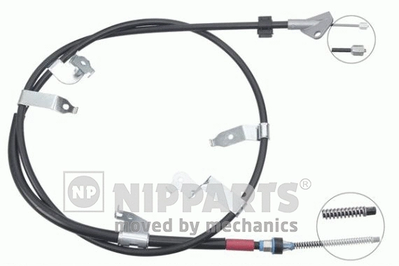 Cable Pull, parking brake (J17293)