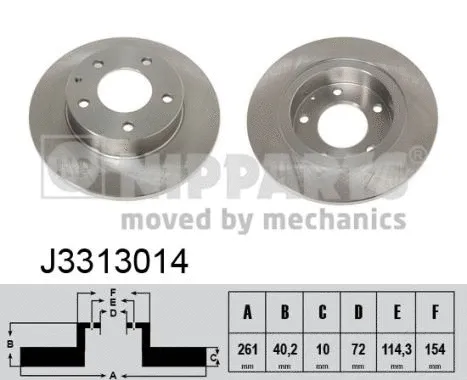 Brake Disc (J3313014)