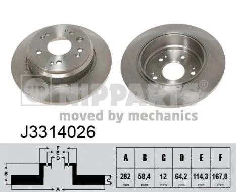 Brake Disc (J3314026)