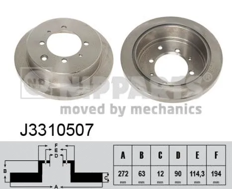 Brake Disc (J3310507)