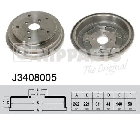 Brake Drum (J3408005)