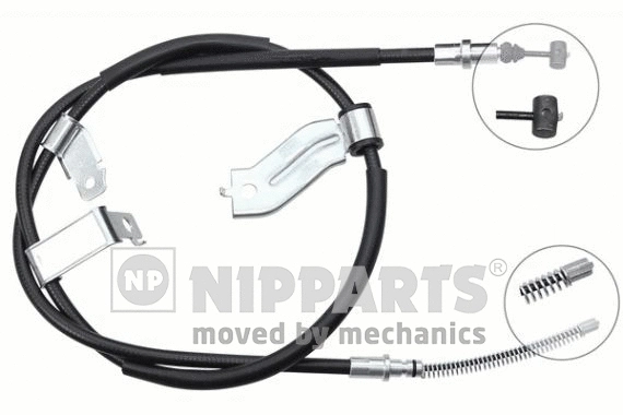 Cable Pull, parking brake (J12099)