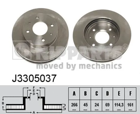 Brake Disc (J3305037)