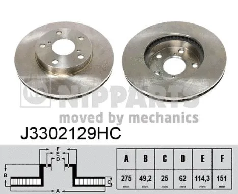 Brake Disc (J3302129HC)