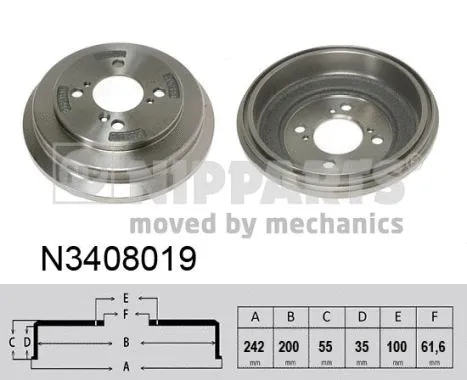 Brake Drum (N3408019)