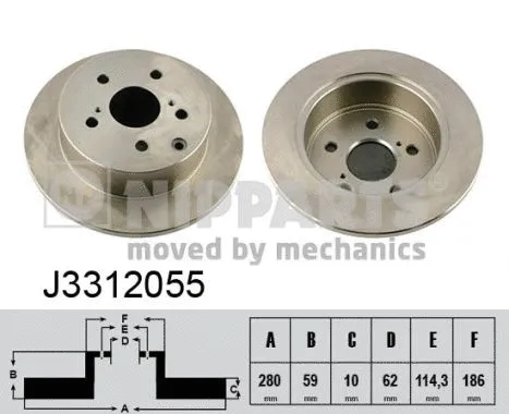Brake Disc (J3312055)