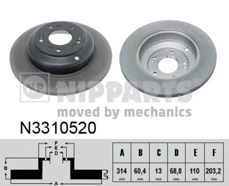 Brake Disc (N3310520)