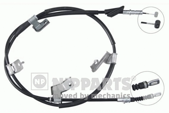 Cable Pull, parking brake (J19008)
