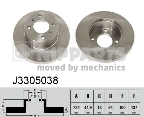 Brake Disc (J3305038)