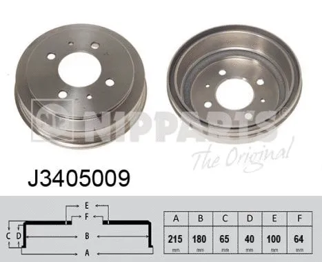 Brake Drum (J3405009)