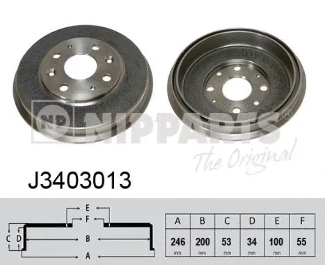 Brake Drum (J3403013)