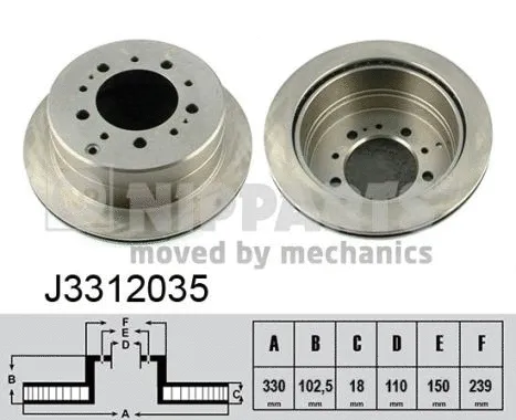 Brake Disc (J3312035)