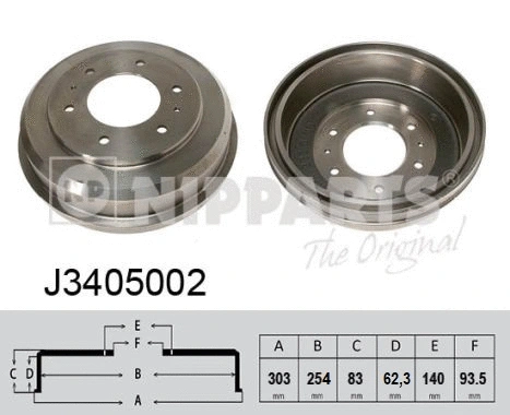 Brake Drum (J3405002)