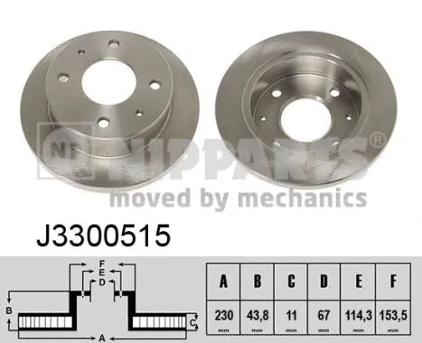 Brake Disc (J3300515)