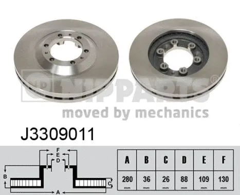 Brake Disc (J3309011)