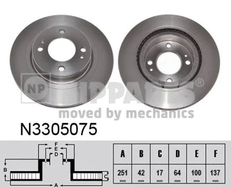 Brake Disc (N3305075)