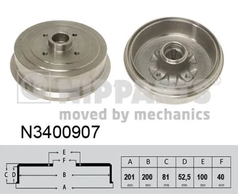 Brake Drum (N3400907)