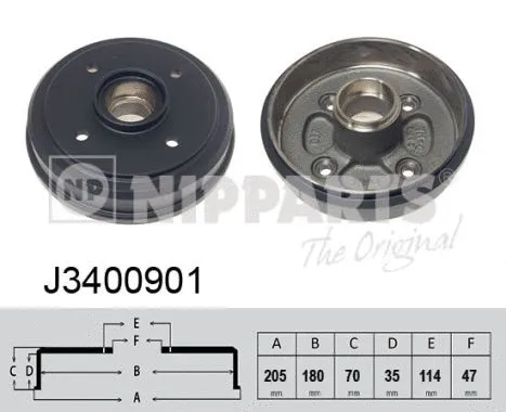 Brake Drum (J3400901)