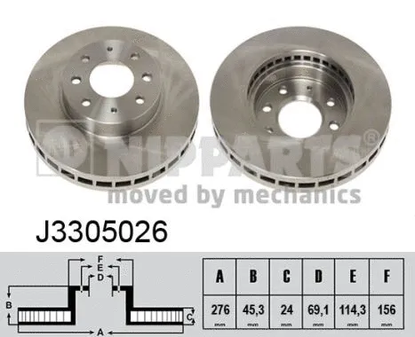 Brake Disc (J3305026)