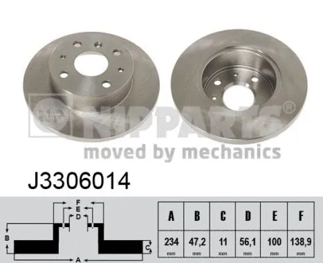 Brake Disc (J3306014)