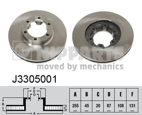 Brake Disc (J3305001)