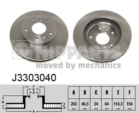 Brake Disc (J3303040)