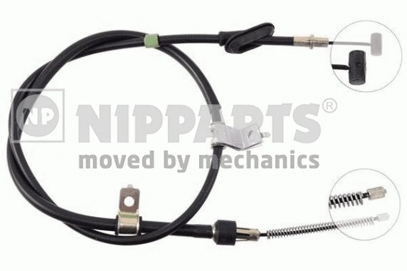 Cable Pull, parking brake (J15898)