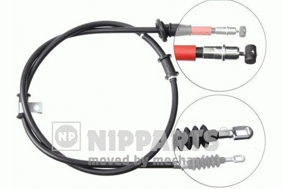 Cable Pull, parking brake (J19637)