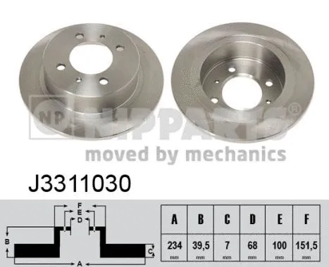 Brake Disc (J3311030)