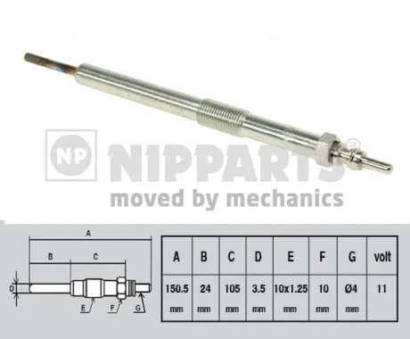 Glow Plug (J5710402)
