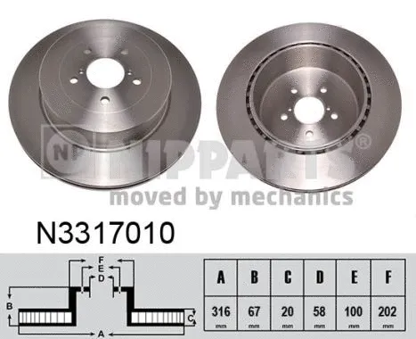 Brake Disc (N3317010)