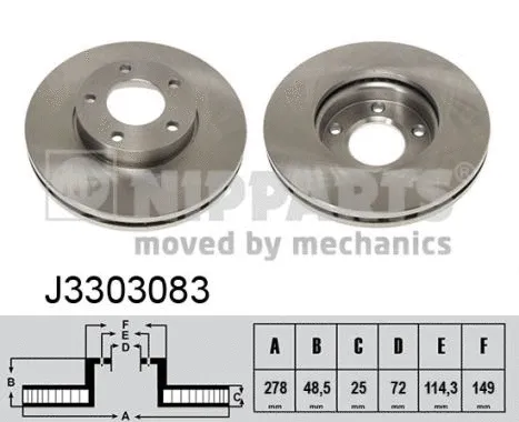 Brake Disc (J3303083)