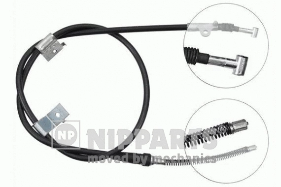 Cable Pull, parking brake (J17588)