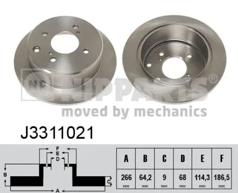 Brake Disc (J3311021)