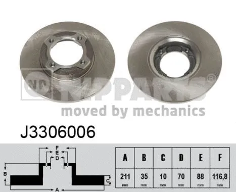 Brake Disc (J3306006)