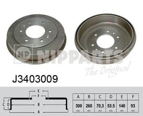 Brake Drum (J3403009)